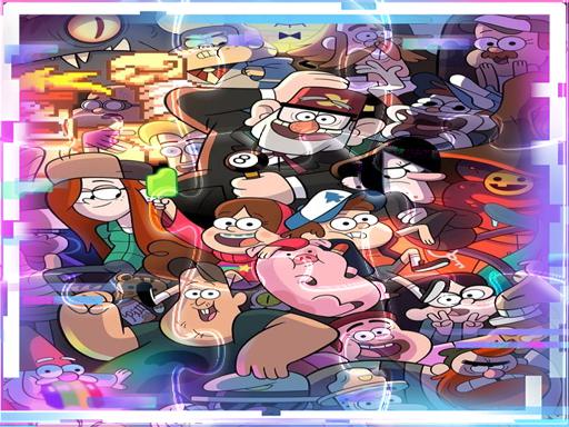 Imagem Quebra-cabeça Match3 de Gravity Falls